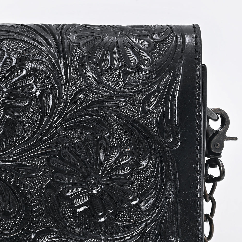 American Darling Crossbody Hand Tooled Genuine Leather