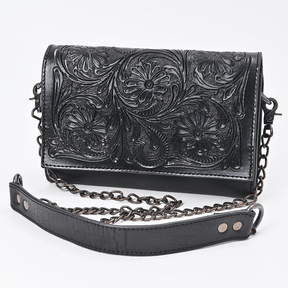 American Darling Crossbody Hand Tooled Genuine Leather