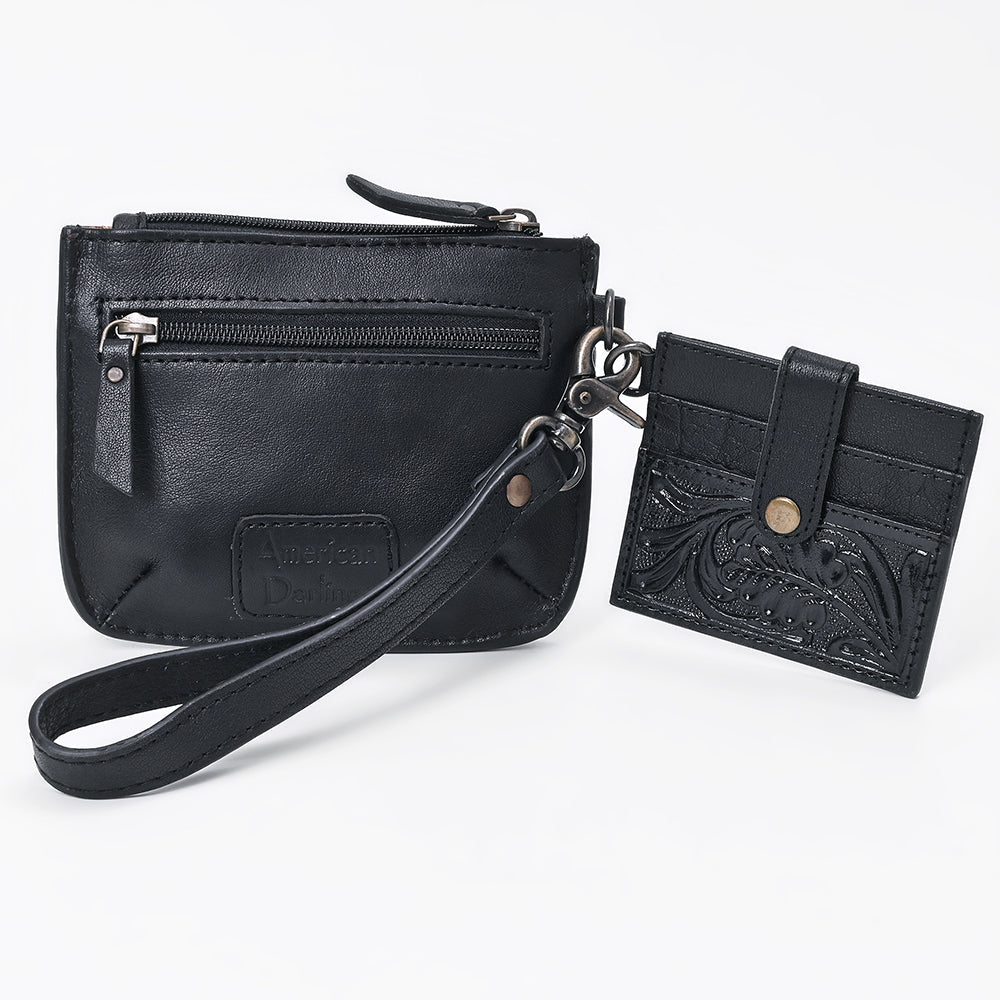 American Darling Women's Coin Purse Western Genuine Leather Handbag