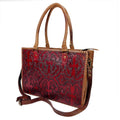 American Darling Tote Hand Tooled Genuine Leather
