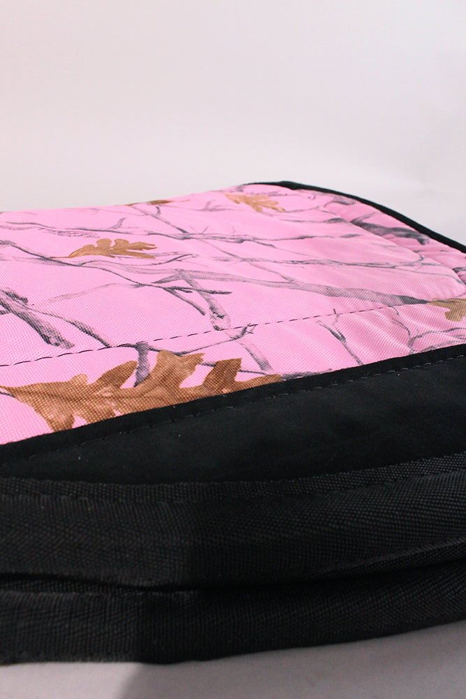 HILASON 28" X 26" Anti Slip Round Contoured H. Saddle Pad Pink Camo by Hilason Cowboy and equestrian accessories