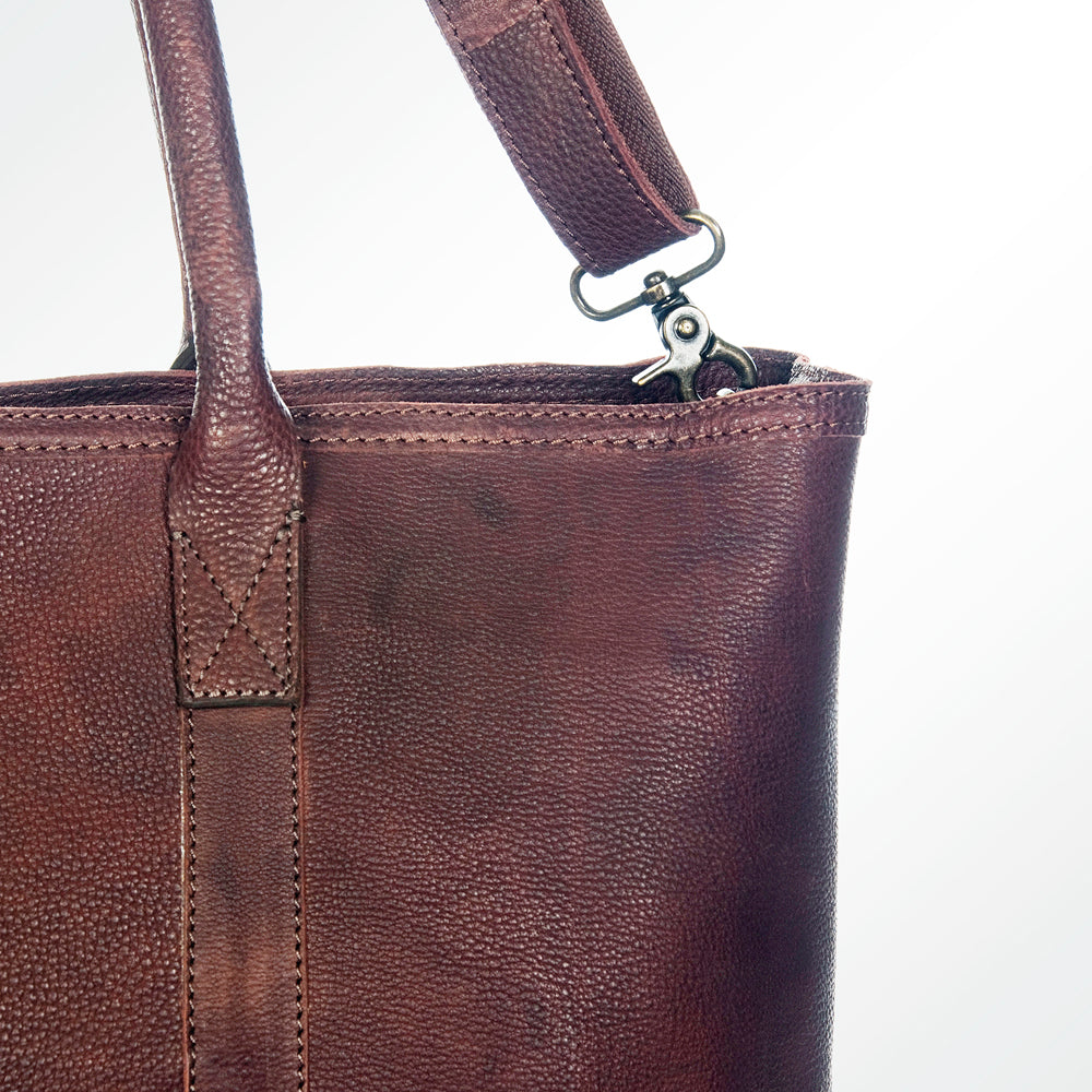 American Darling Women's Tote Bag Western Full Grain Genuine Leather Handbag