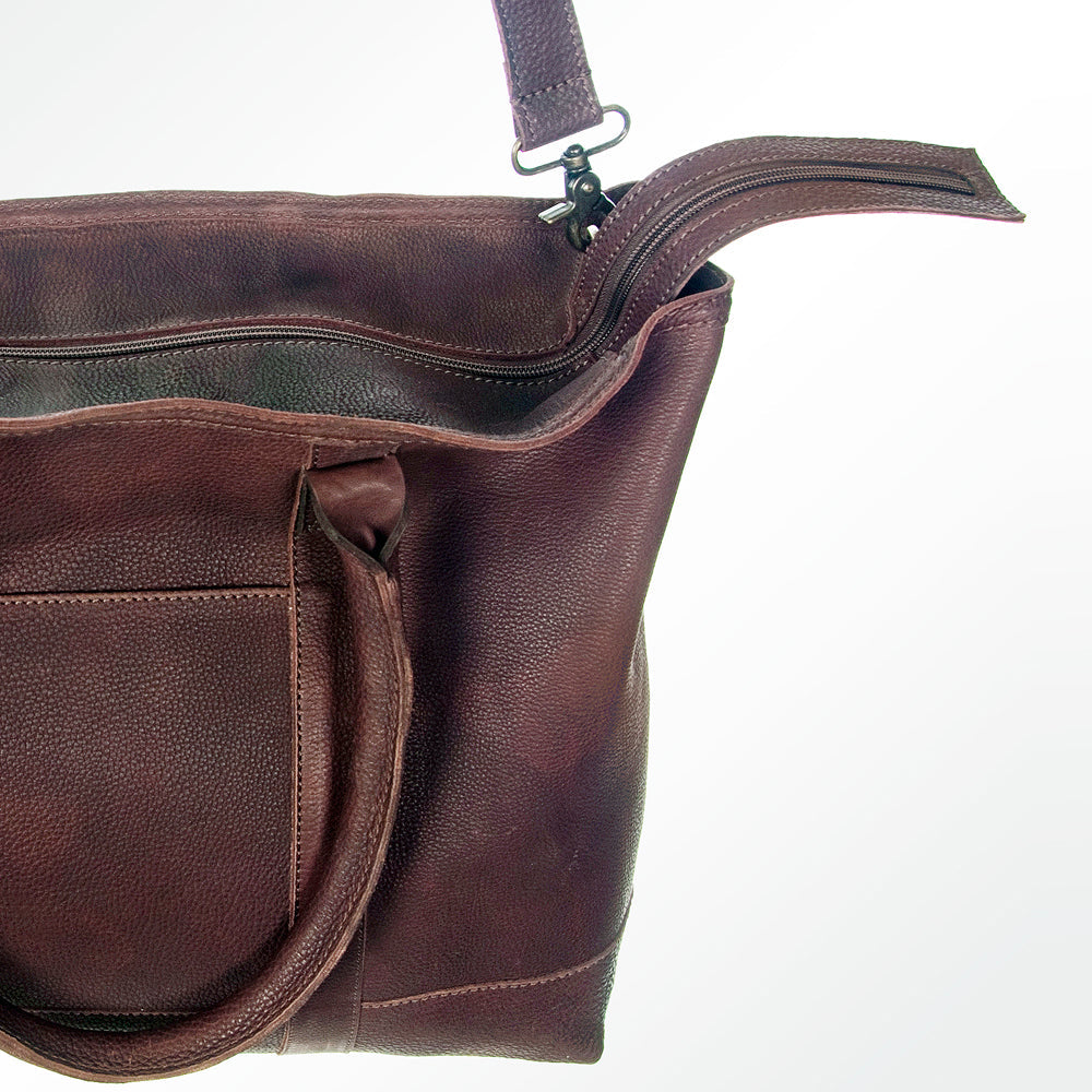 American Darling Women's Tote Bag Western Full Grain Genuine Leather Handbag