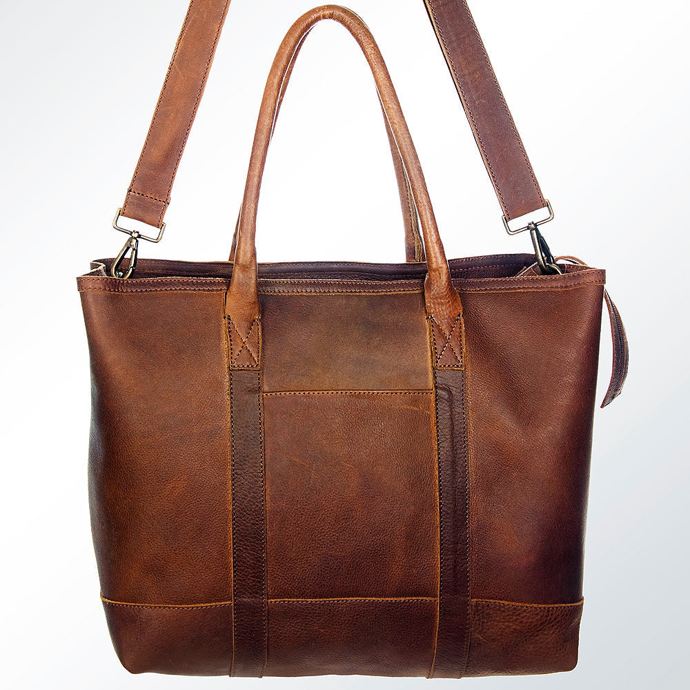 American Darling Women's Tote Bag Western Full Grain Genuine Leather Handbag