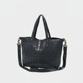 Spaghetti Western Black Hand-Dyed Shopper Bag