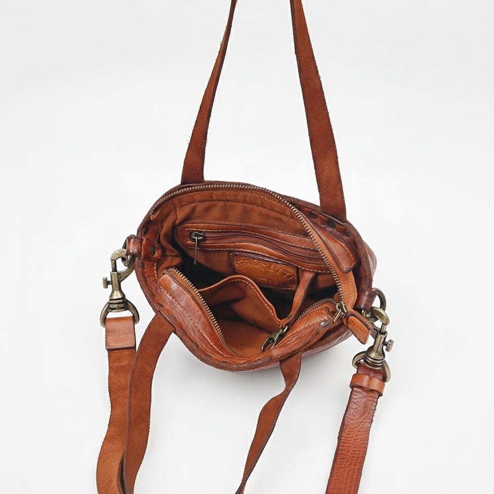 Spaghetti Western Tan Hand-Dyed Handbag