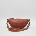 Spaghetti Western Cognac Hand-Dyed Sling Bag