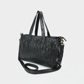 Spaghetti Western Black Hand-Dyed Shopper Bag