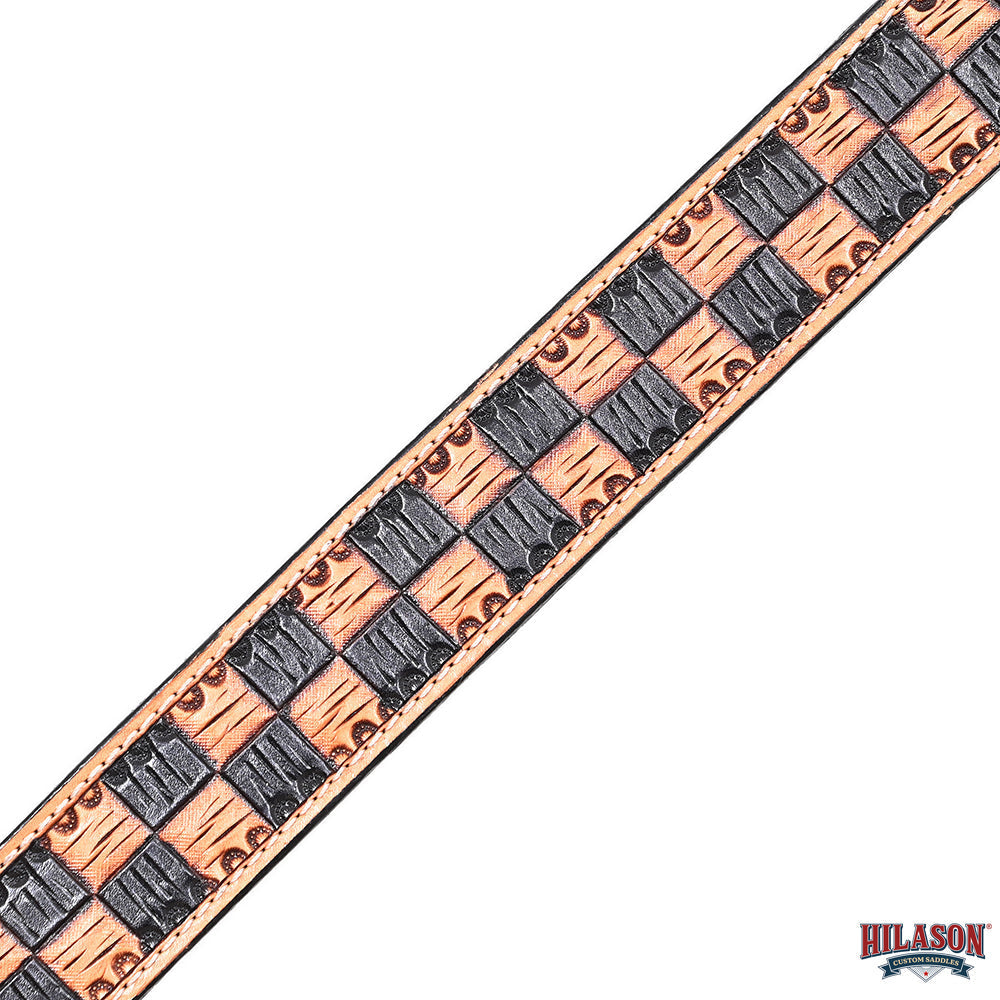 HILASON Western Horse Tack Set American Leather Hand Tooled Tan