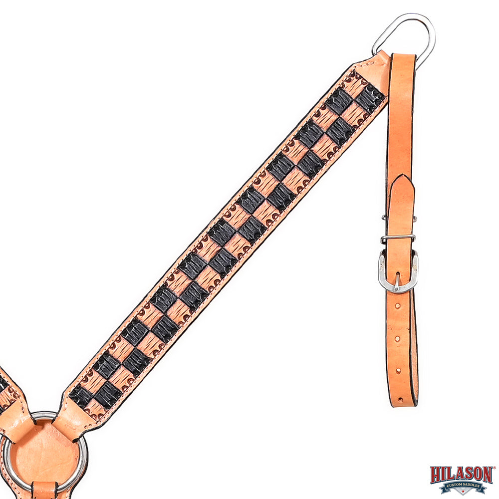 HILASON Western Horse Tack Set American Leather Hand Tooled Tan