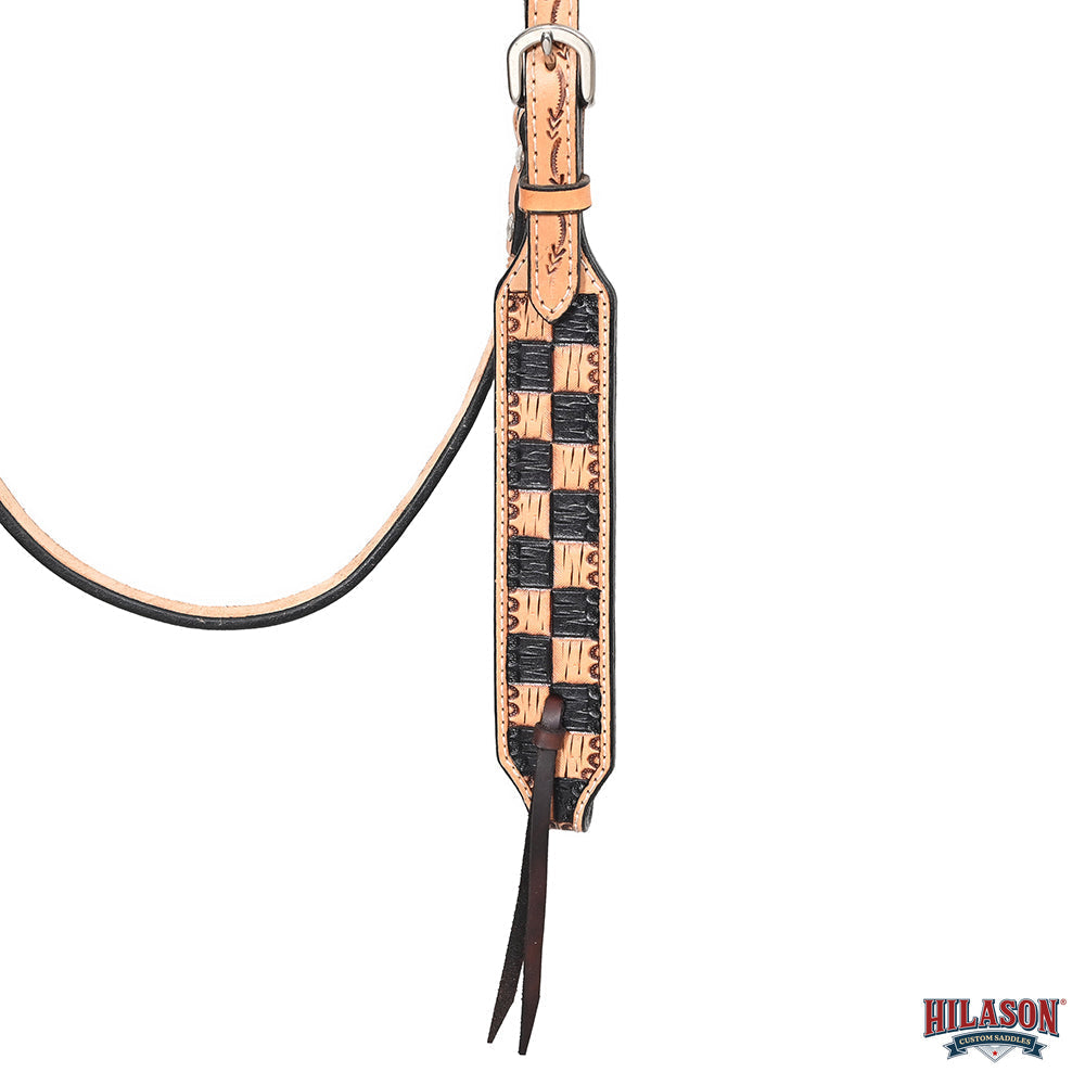 HILASON Western Horse Tack Set American Leather Hand Tooled Tan
