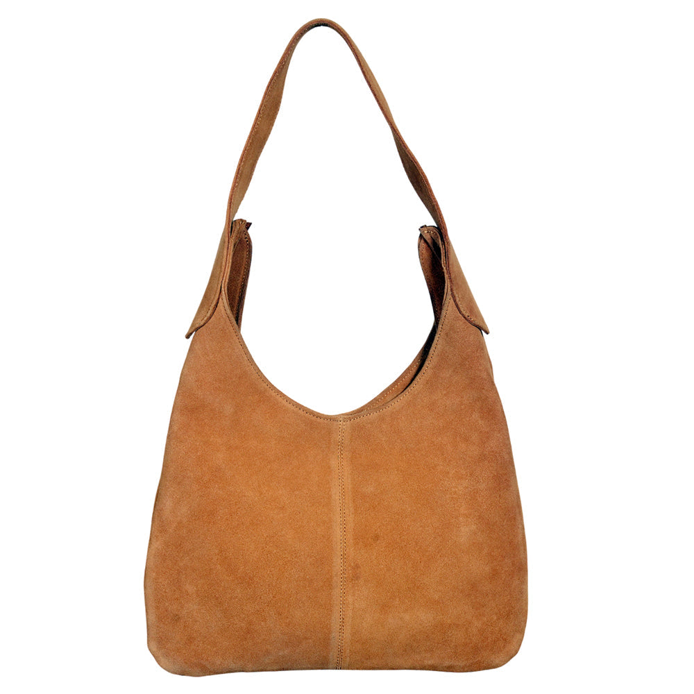 American Darling Genuine Suede Leather Embroidered Hobo Shoulder Bag Purse