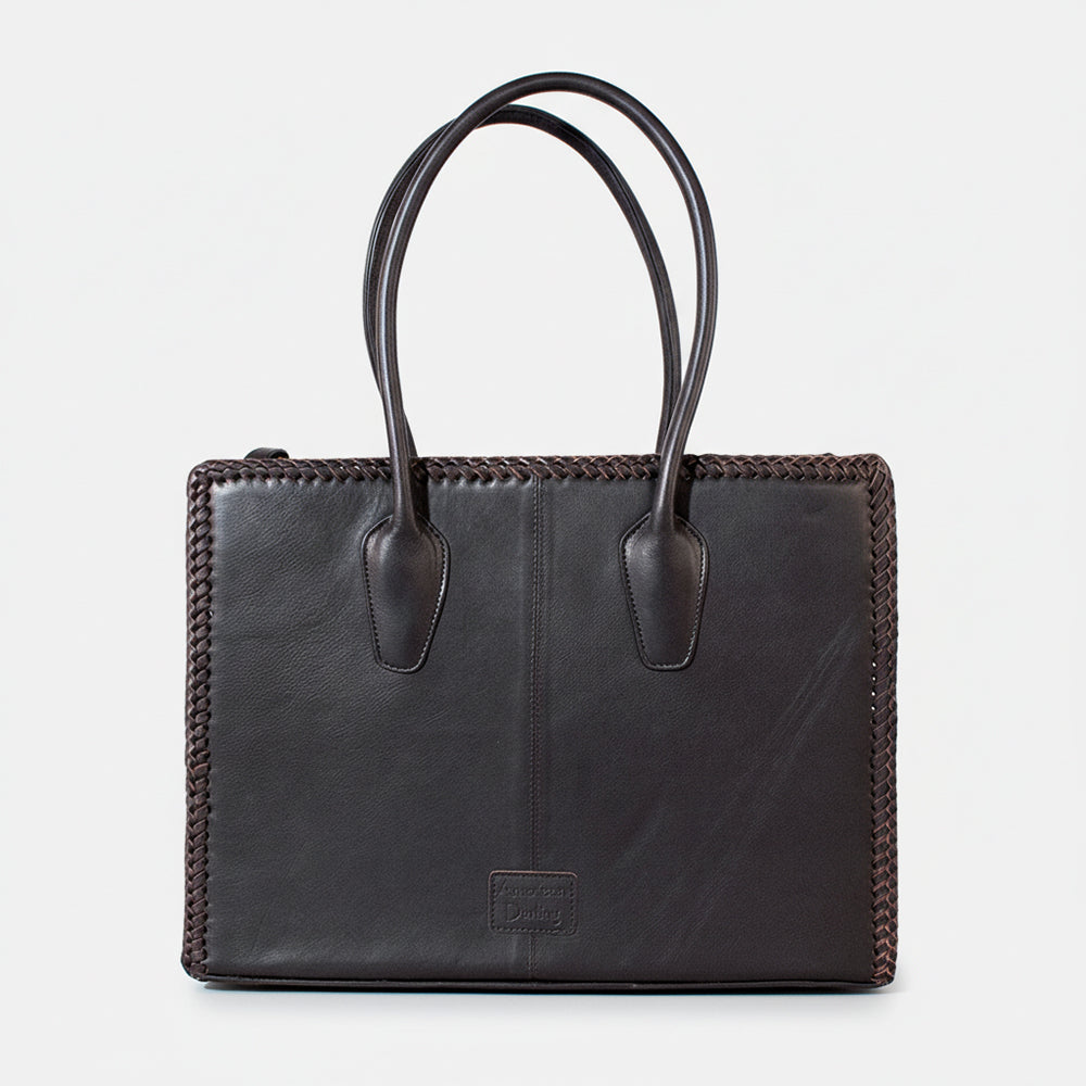 Sandy Rodeo Genuine Hair-on Leather Tote Bag Western Statement Handbag | Houston Livestock Show and Rodeo