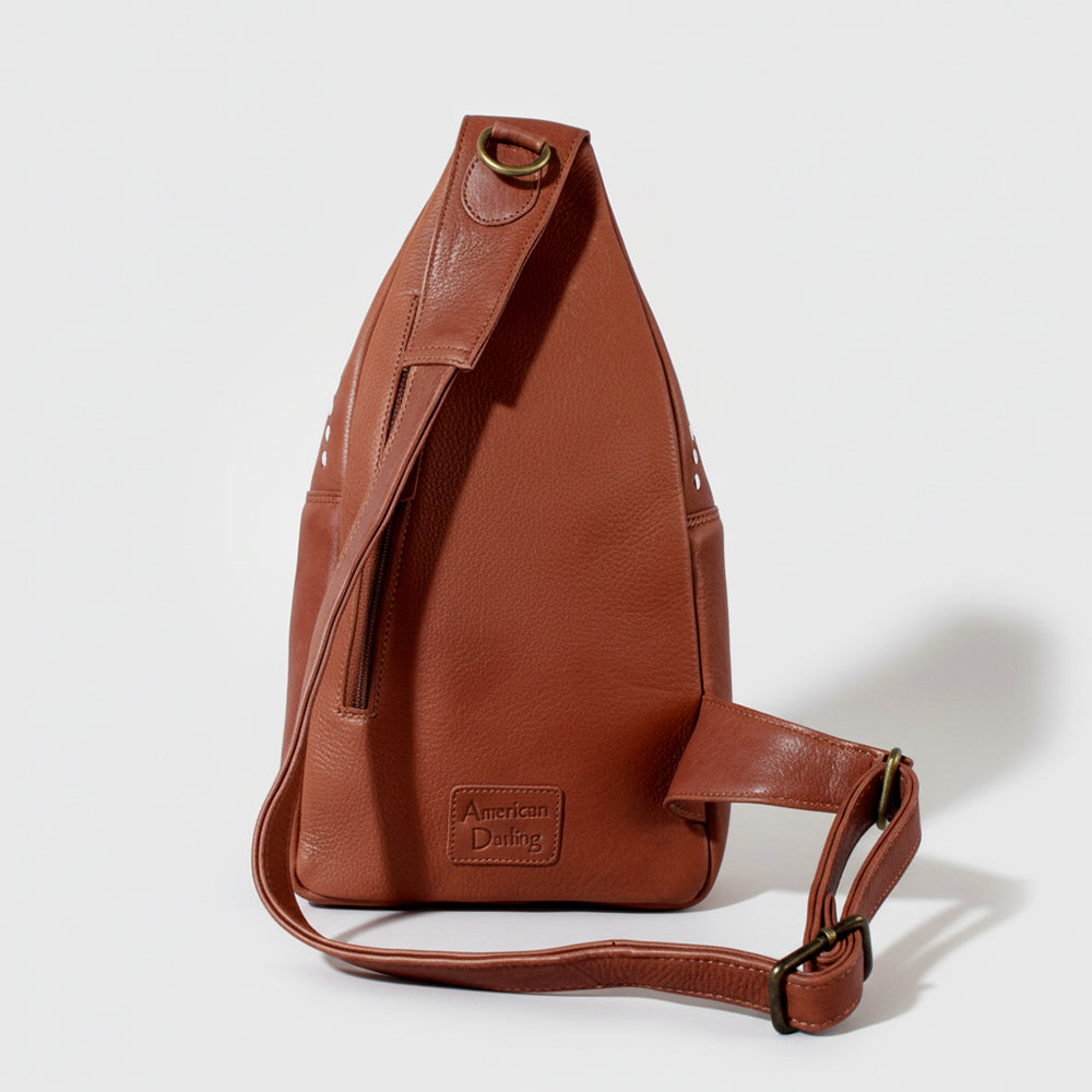 Magnolia Rodeo Genuine Leather Sling Bag | Houston Livestock Show and Rodeo