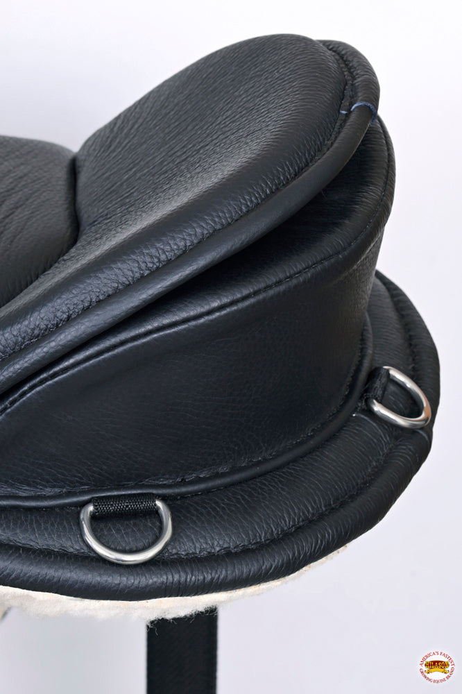 Horse English Treeless Saddle Hilason Endurance Trail Pleasure Leather