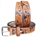 46" HILASON HAND MADE HEAVY DUTY BUFFALO HIDE LEATHER STICHED BELT –
