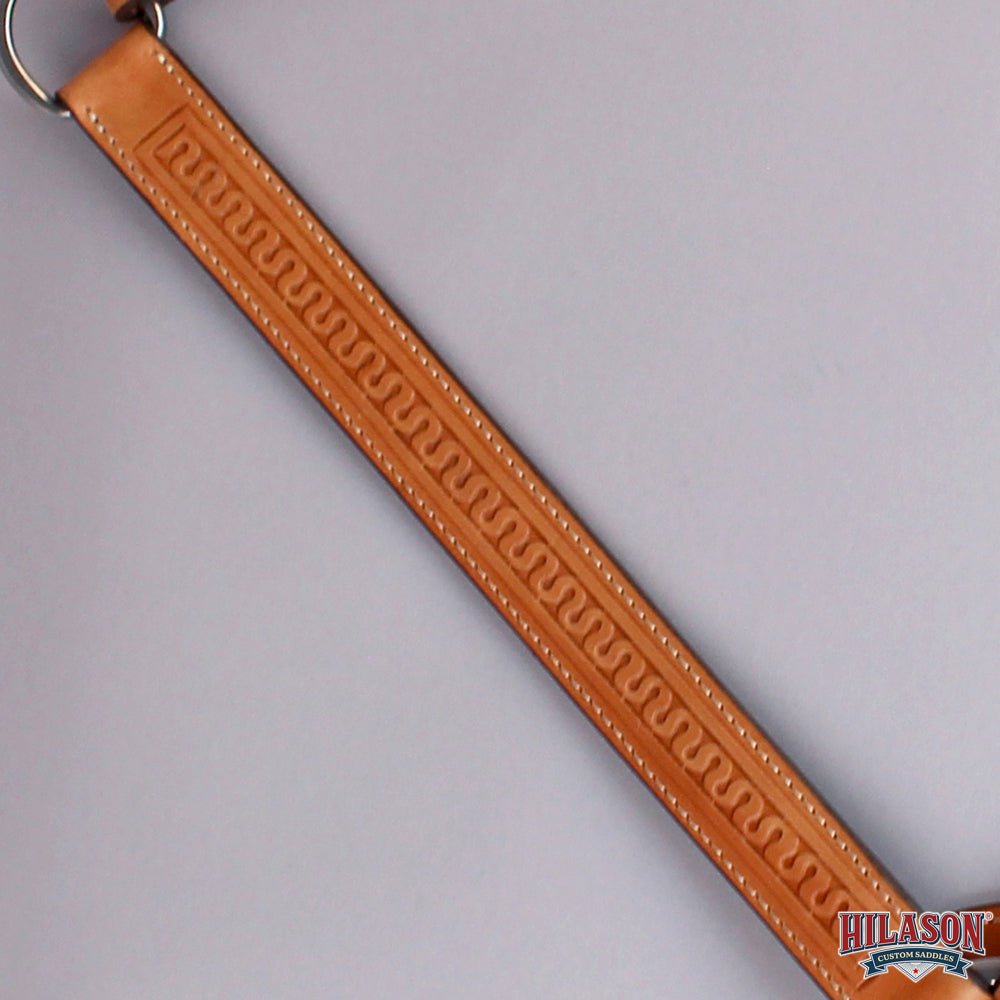 HILASON Western Genuine American Leather Horse Headstall & Breast Collar Set Tan