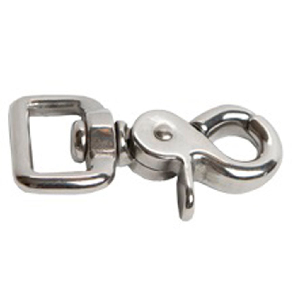 HILASON Heavy-Duty 5/8" Square Eye Trigger Snap Stainless Steel (SS) Rust-Proof Heavy-Duty Tack Hardware (2.5" Long)