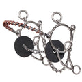 Brittany Pozzi by PC Combo Twisted Wire Snaffle Bit 5-1/2 - 5" Mouth 6" Cheek