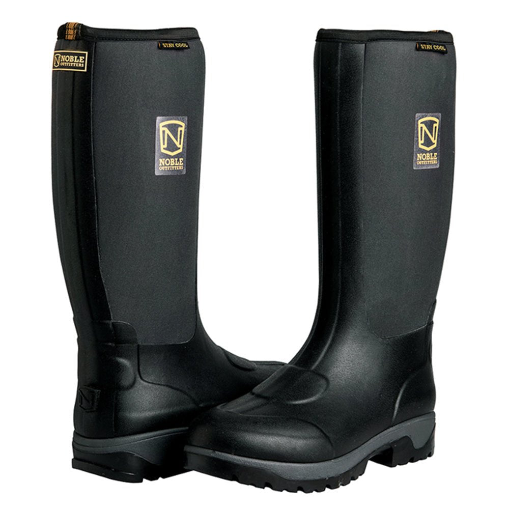 Noble Outfitters Muds Stay Cool Men's High Boot Neoprene Lined Black Size 13