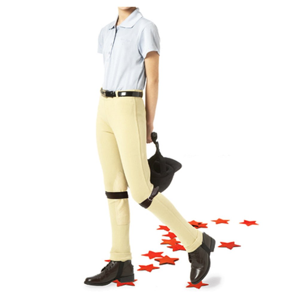 Equistar Child's Pull-on Jodhpurs Mid-Weight Cotton/Lycra Blend Breeches