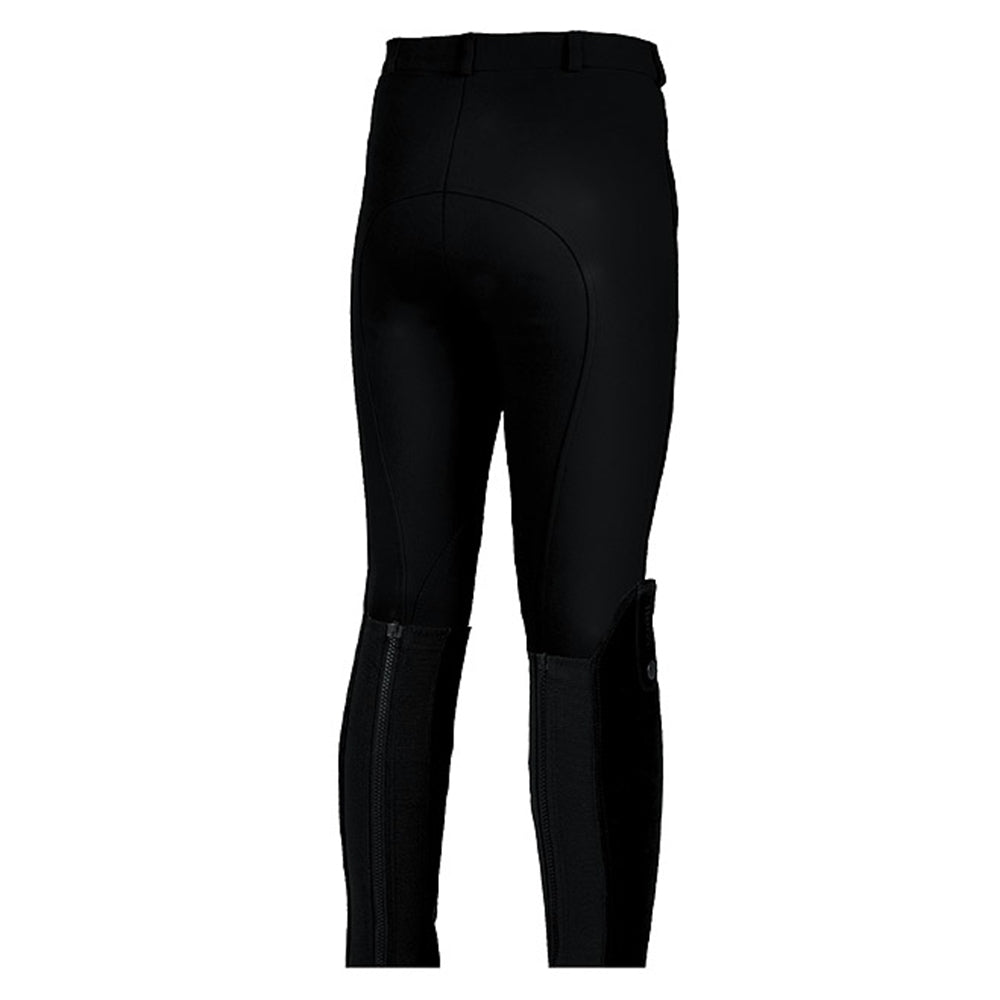 Horze Classic Cotton Riding Breeches Self Knee Patch Front Zip Pockets