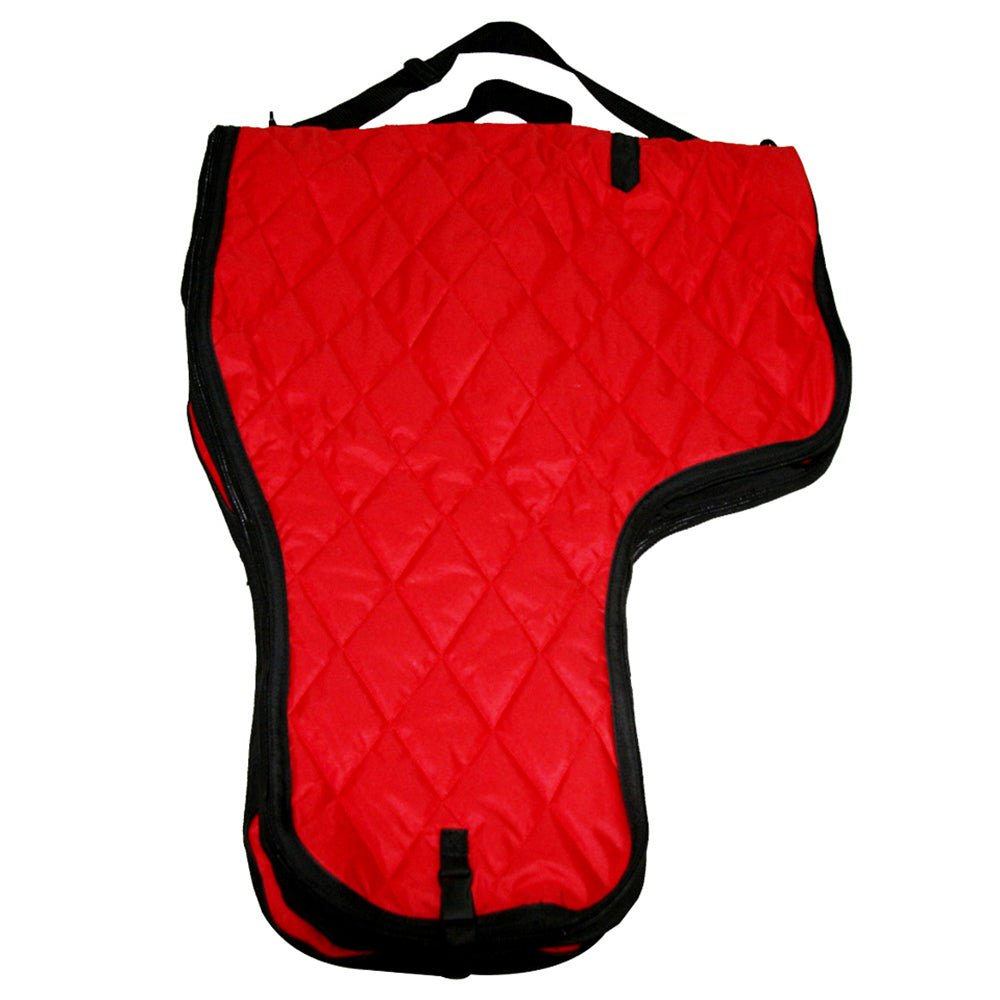 Durable Quilted Nylon Western Saddle Carrier Bag With Coverage Protection For Storage