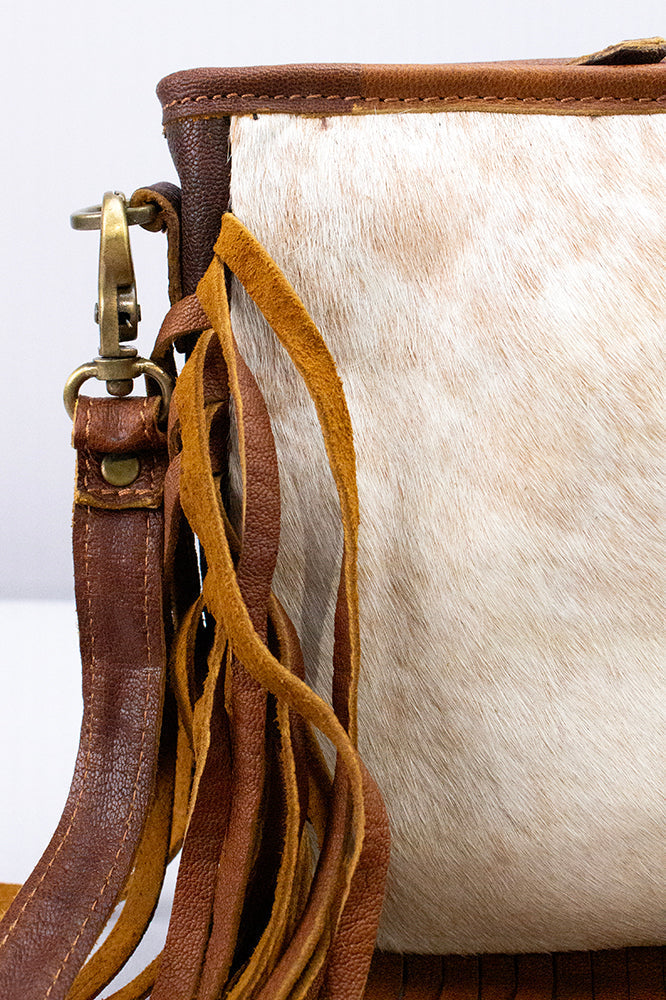 American Darling Women's Small Crossbody Bag Hair-On Western Genuine Leather Handbag