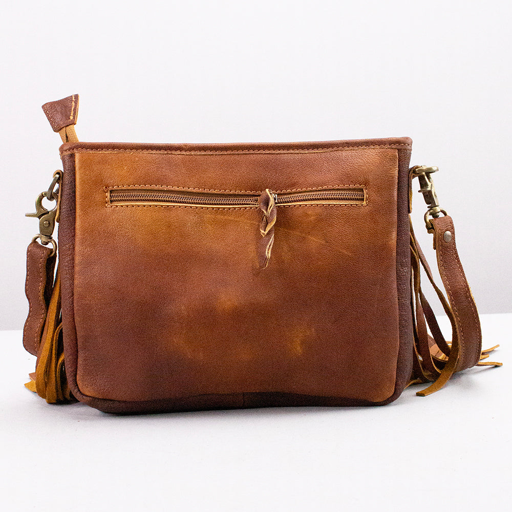 American Darling Women's Small Crossbody Bag Hair-On Western Genuine Leather Handbag