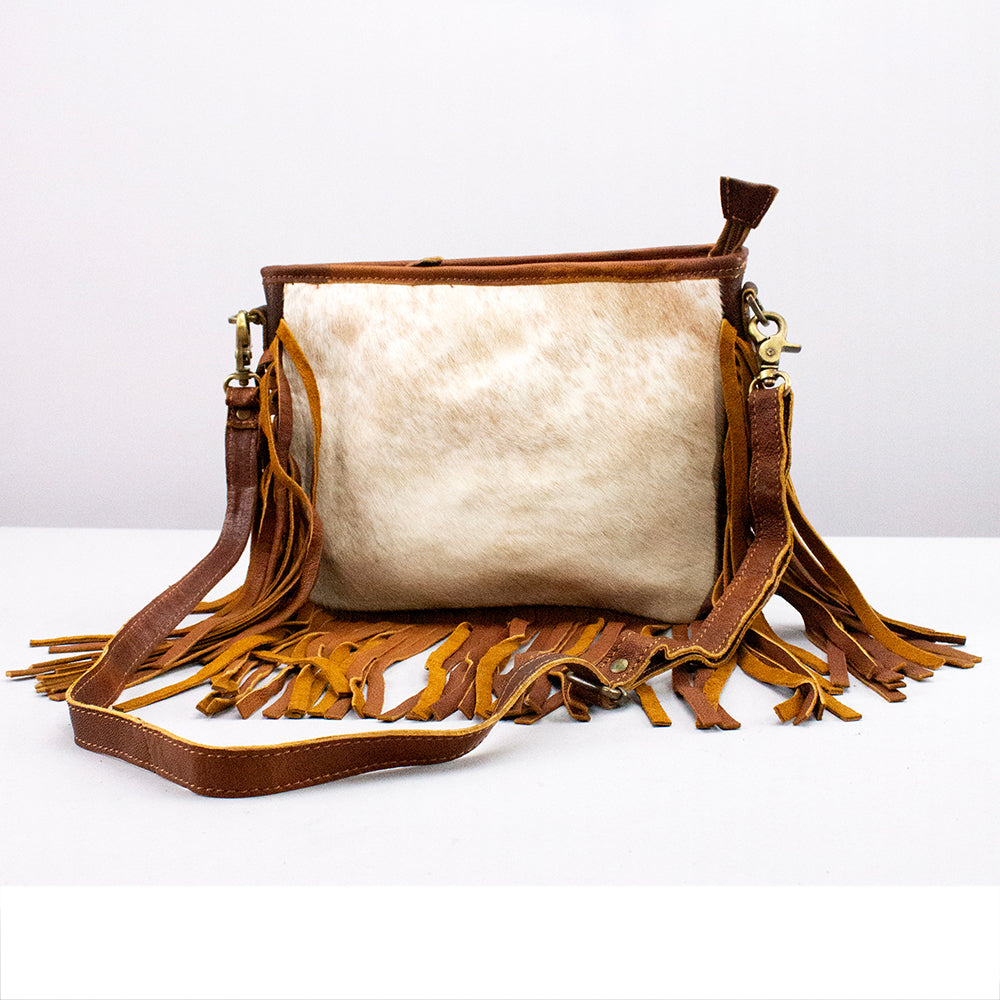 American Darling Women's Small Crossbody Bag Hair-On Western Genuine Leather Handbag