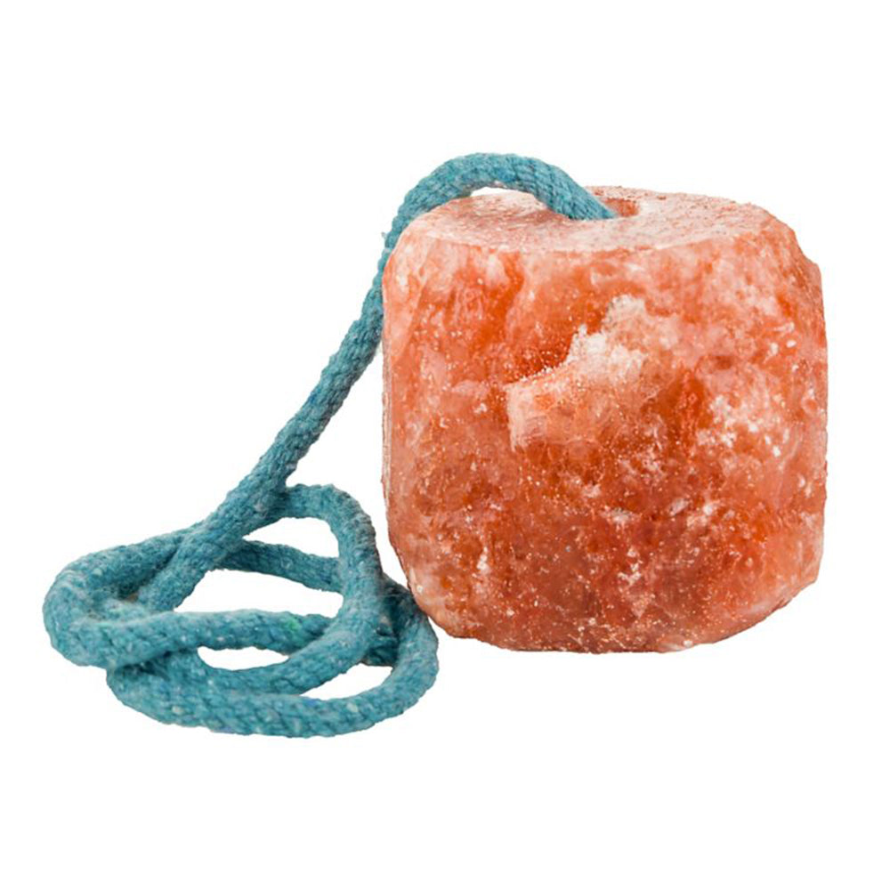 All-Natural Himalayan Rock Salt Lick with Rope 1.1 lb – Pure Mineral Salt for Horses Livestock & Pets