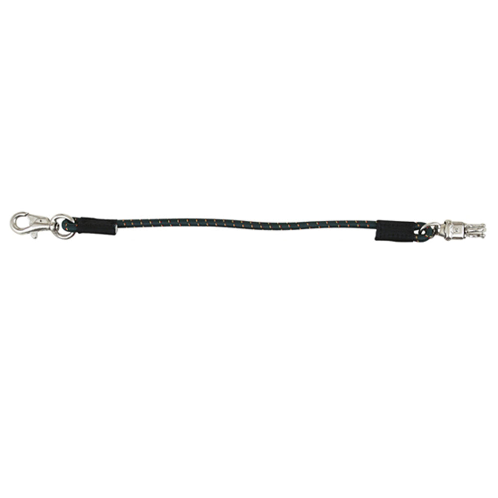 HILASON 30" Horse Bungee Trailer Tie with Nickel Plated Buffalo Snap Heavy Duty Elastic Horse Tie Lead Dark Green