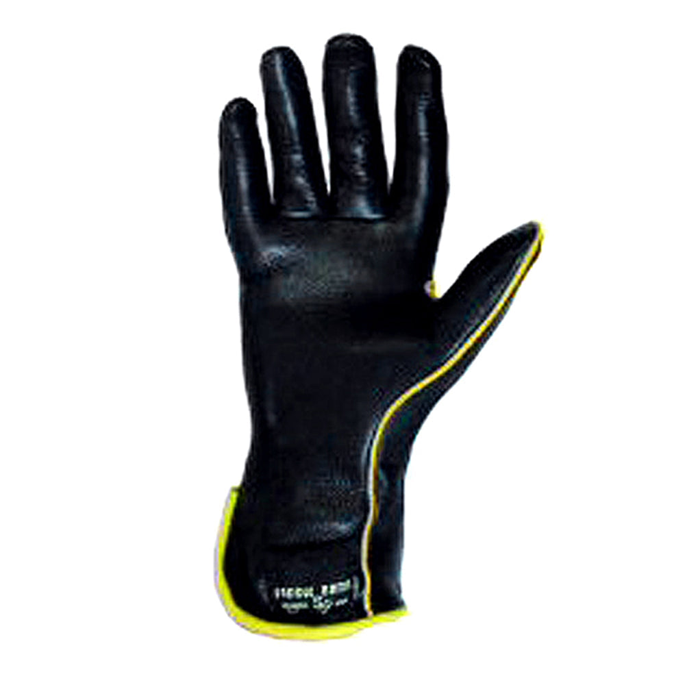 Saddle Barn Super Pro Rodeo Gloves – Left Hand, Size 8.5 – Premium Black Deerskin Bull Riding & Saddle Bronc Gloves