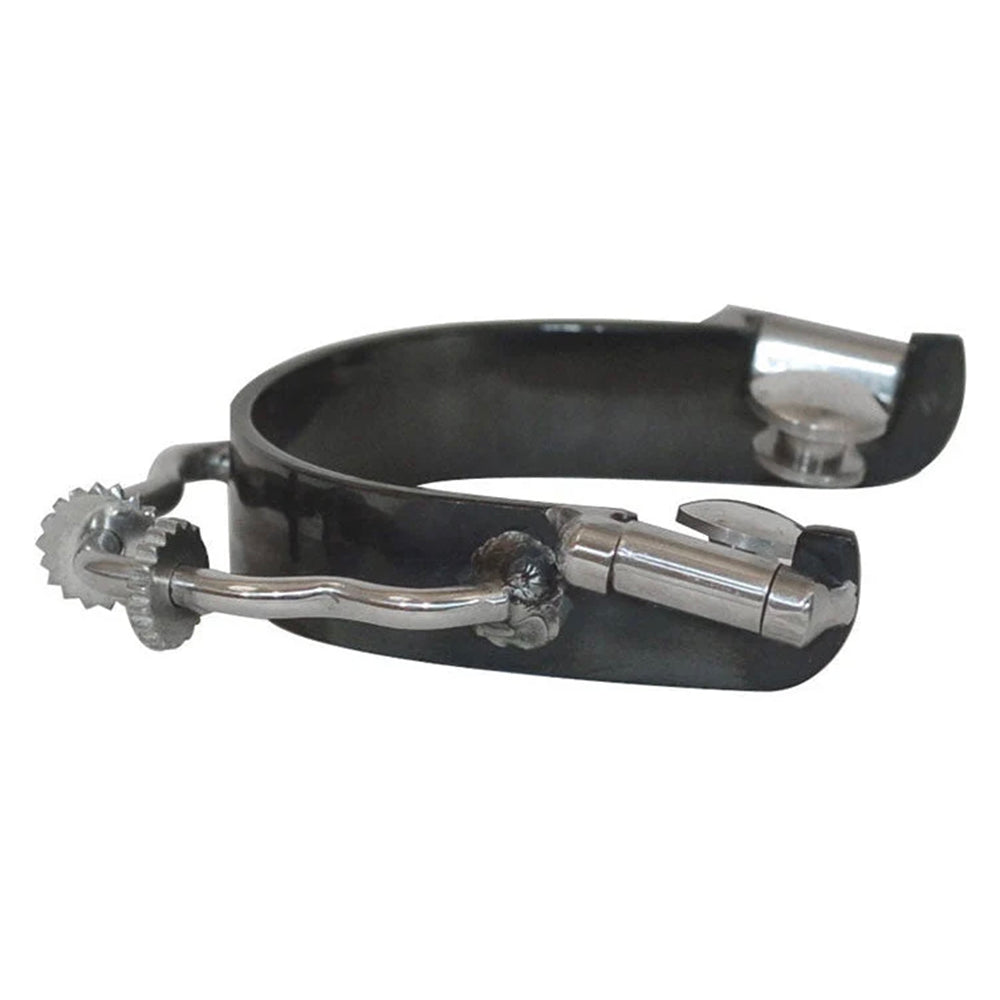 BS Bumper Spur with Rowel 3/4" Band – Western Horse Riding Steel Spur for Boots