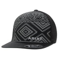 ARIAT Men's Aztec Black Flat Bill Cap