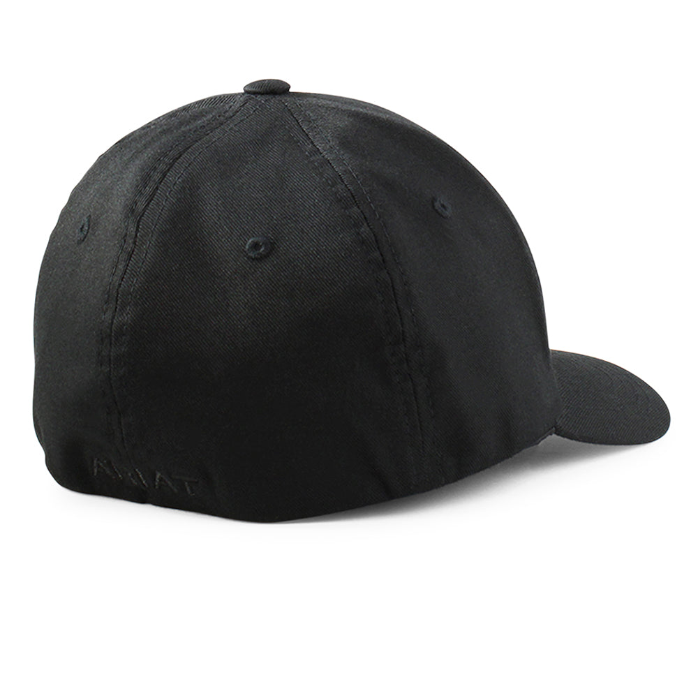 ARIAT Men's Westen Black Flat Cap