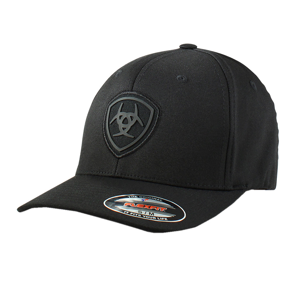 ARIAT Men's Westen Black Flat Cap
