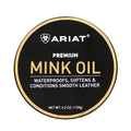 ARIAT Mink Oil Paste for Leather and Vinyl, 4.2 ounce Tin (130grams)