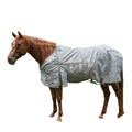 Cashel Crusader Lightweight Fly Sheet Horse Breathable Mesh Blanket UV Protection Insect Shield Contoured Fit Belly Wrap Gray
