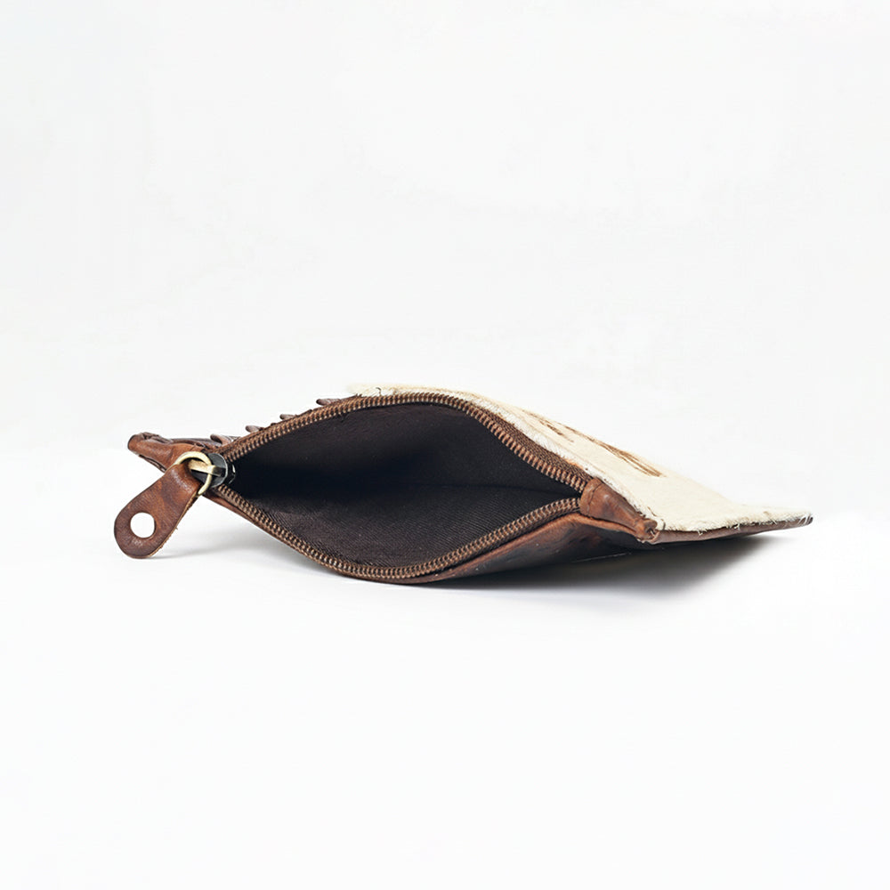 Sandy Rodeo Genuine Hair On Leather Card Holder | Houston Livestock Show and Rodeo