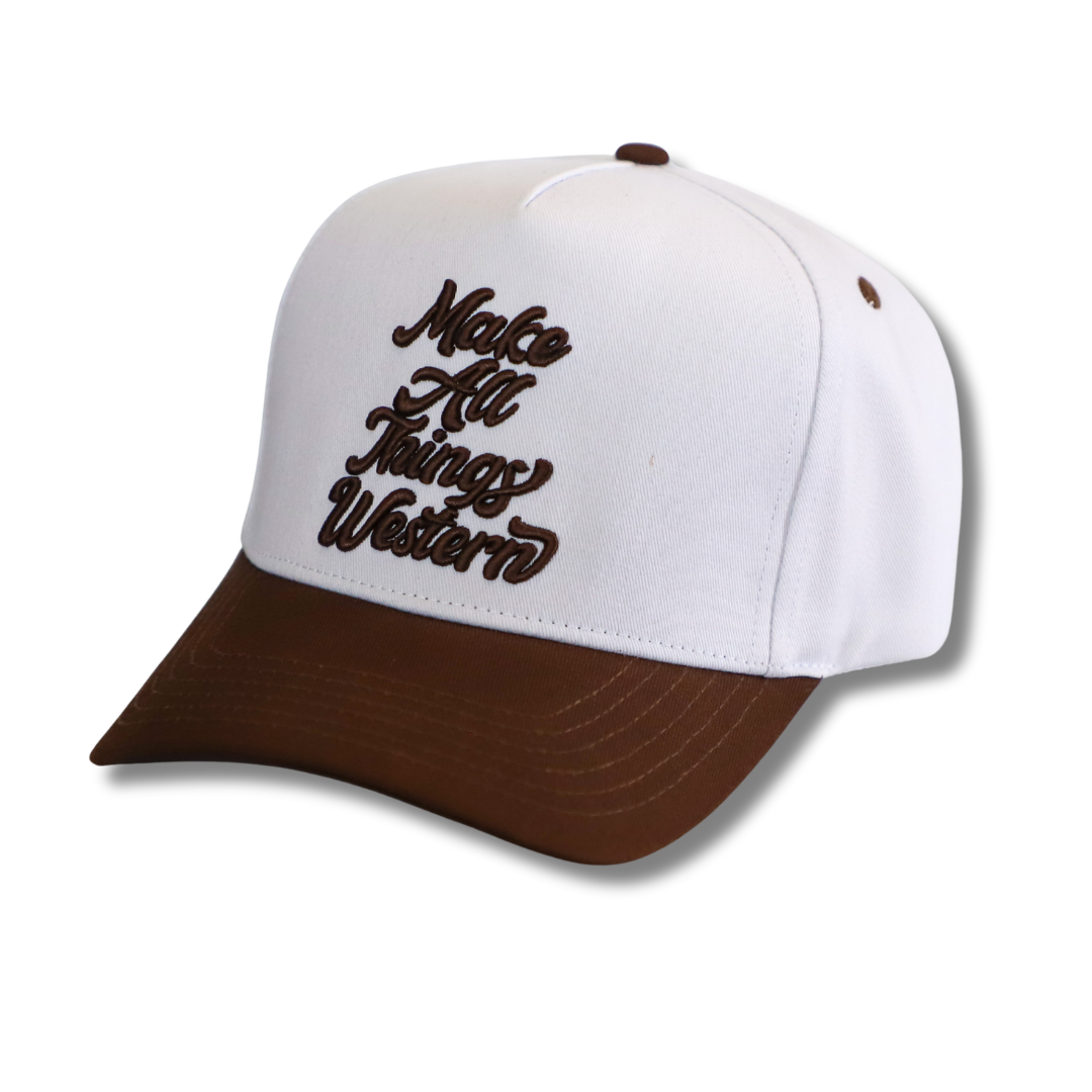 Make All Things Western (chocolate) Hat — view 2