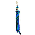 Black Green Blue Weaver Tack Horse Poly Lead Rope W/ Solid Brass 225 Snap