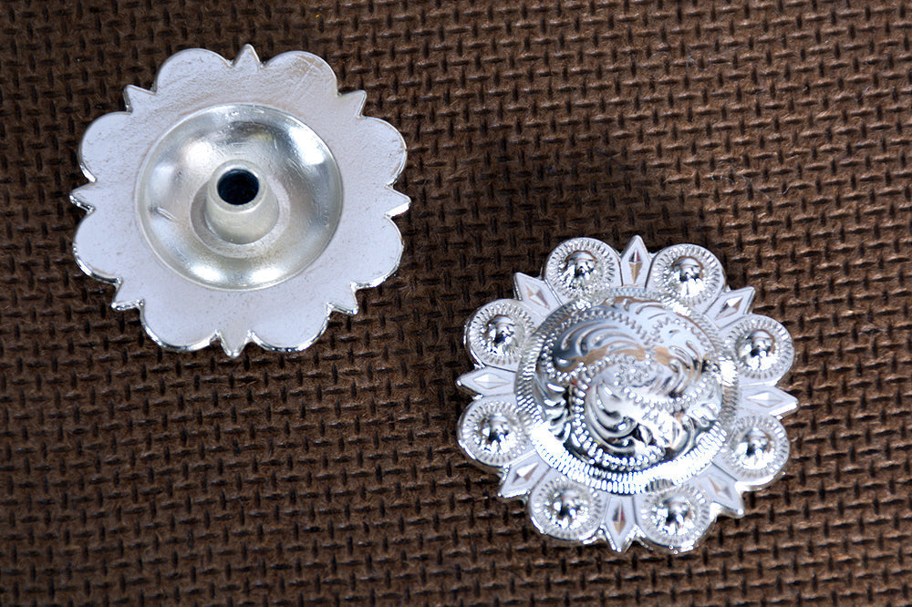 Silver Engraved Saddle 125IN