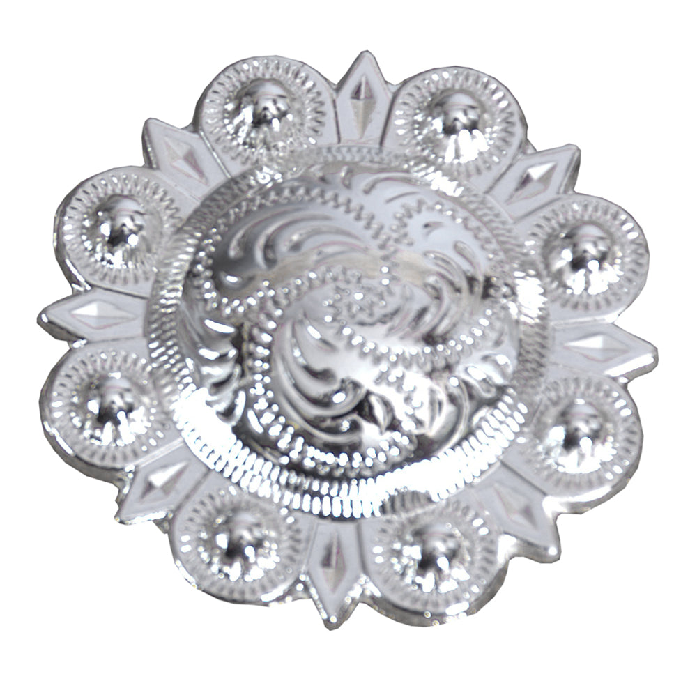 Silver Engraved Saddle 125IN