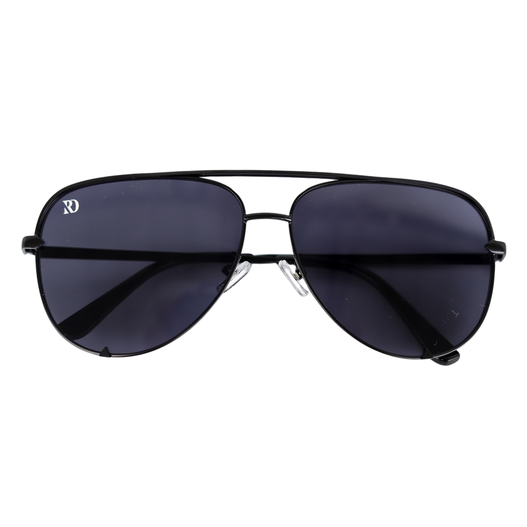 PHOENIX AVIATOR SUNGLASSES | RD (black / black) — view 4