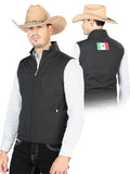 Mens El General Suede Vest Black 170078