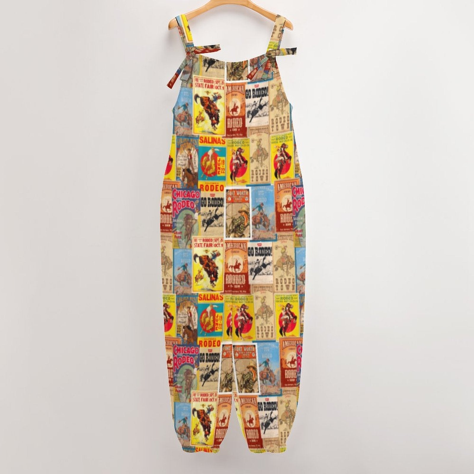 Baha Ranch Vintage Rodeo Poster Overalls Jumpsuit by Baha Ranch Western Wear - product image 4