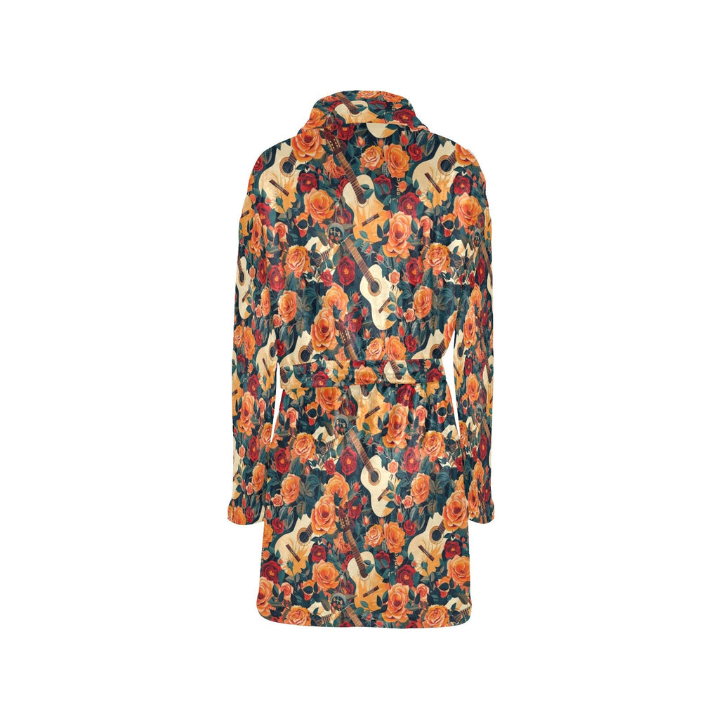 Baha Ranch Colores De Mexico Roses & Guitars Robe by Baha Ranch Western Wear - product image 4