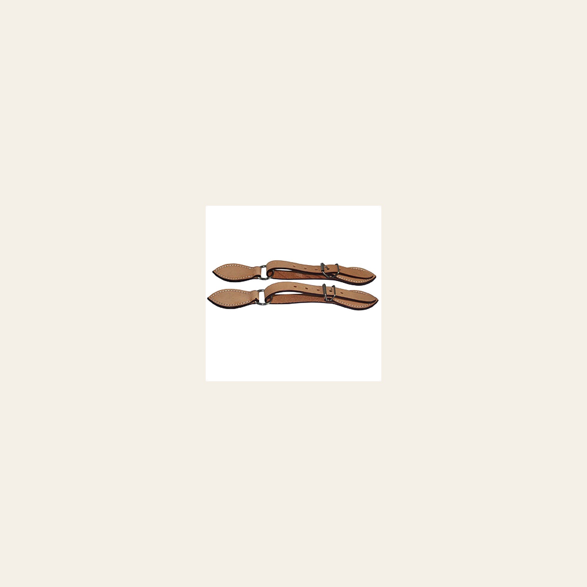 Hilason Russet Leather Spur Strap 5/8In Skirt