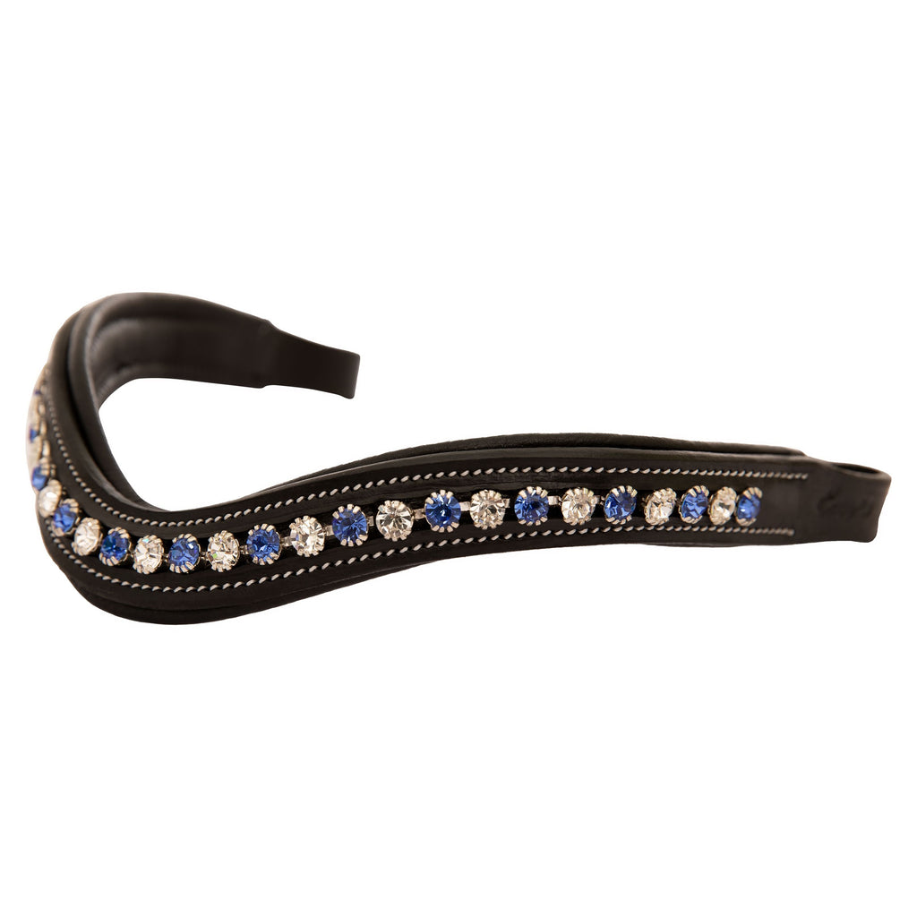 ExionPro Elegant Blue & Clear Crystal Browband by Bridles & Reins - alternate view 9